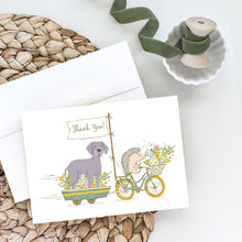 Load image into Gallery viewer, Weimaraner Greeting Cards -  Blank Note Cards – 8-Pack of Artist-Designed Cards with Envelopes