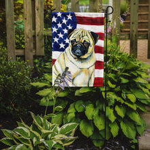 Load image into Gallery viewer, USA American Flag with Pug Garden Flag – Decorative Outdoor Yard Flag