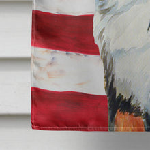 Load image into Gallery viewer, USA American Flag with Bernese Mountain Dog Flag Canvas House Size
