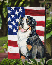 Load image into Gallery viewer, USA American Flag with Bernese Mountain Dog Garden Flag – Decorative Outdoor Yard Flag