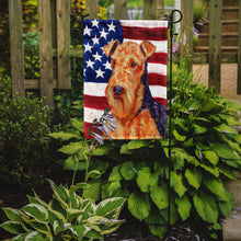 Load image into Gallery viewer, USA American Flag with Airedale Garden Flag – Decorative Outdoor Yard Flag