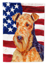 Load image into Gallery viewer, USA American Flag with Airedale Garden Flag – Decorative Outdoor Yard Flag
