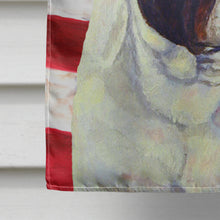 Load image into Gallery viewer, USA American Flag with French Bulldog Flag Canvas House Size