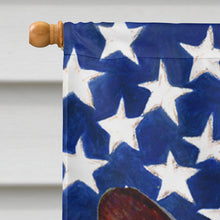 Load image into Gallery viewer, USA American Flag with Corgi Flag Canvas House Size