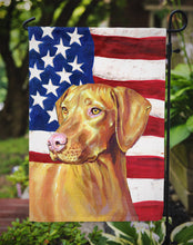 Load image into Gallery viewer, USA American Flag with Vizsla Garden Flag – Decorative Outdoor Yard Flag