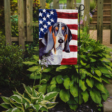 Load image into Gallery viewer, USA American Flag with Basset Hound Garden Flag – Decorative Outdoor Yard Flag