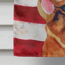 Load image into Gallery viewer, USA American Flag with Bloodhound Flag Canvas House Size
