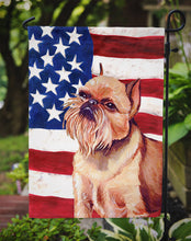 Load image into Gallery viewer, USA American Flag with Brussels Griffon Garden Flag – Decorative Outdoor Yard Flag