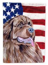 Load image into Gallery viewer, USA American Flag with Newfoundland Garden Flag – Decorative Outdoor Yard Flag