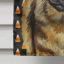 Load image into Gallery viewer, Tibetan Spaniel Candy Corn Halloween Portrait Flag Canvas House Size