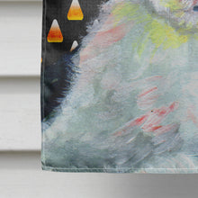 Load image into Gallery viewer, Old English Sheepdog Candy Corn Halloween Portrait Flag Canvas House Size