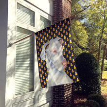 Load image into Gallery viewer, Great Dane Candy Corn Halloween Portrait Flag Canvas House Size