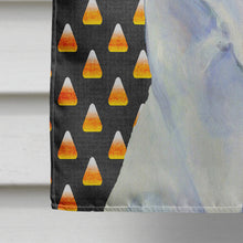 Load image into Gallery viewer, Great Dane Candy Corn Halloween Portrait Flag Canvas House Size
