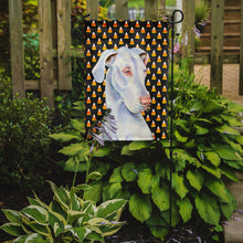 Load image into Gallery viewer, Great Dane Candy Corn Halloween Portrait Garden Flag – Decorative Outdoor Yard Flag