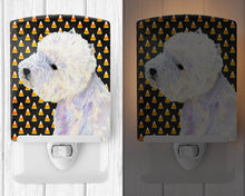 Load image into Gallery viewer, Westie Candy Corn Halloween Portrait Ceramic Night Light LH9056CNL