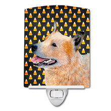 Load image into Gallery viewer, Australian Cattle Dog Candy Corn Halloween Portrait Ceramic Night Light LH9058CNL