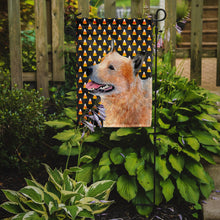 Load image into Gallery viewer, Australian Cattle Dog Candy Corn Halloween Portrait Garden Flag – Decorative Outdoor Yard Flag