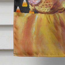 Load image into Gallery viewer, Vizsla Candy Corn Halloween Portrait Flag Canvas House Size