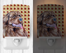 Load image into Gallery viewer, Newfoundland Fall Leaves Portrait Ceramic Night Light LH9084CNL