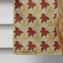 Load image into Gallery viewer, Great Dane Fall Leaves Portrait Flag Canvas House Size