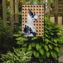 Load image into Gallery viewer, Great Dane Fall Leaves Portrait Garden Flag – Decorative Outdoor Yard Flag