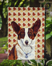 Load image into Gallery viewer, Corgi Fall Leaves Portrait Garden Flag – Decorative Outdoor Yard Flag