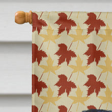 Load image into Gallery viewer, Brussels Griffon Fall Leaves Portrait Flag Canvas House Size