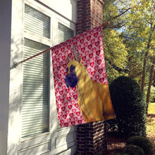 Load image into Gallery viewer, Great Dane Hearts Love Valentine's Day Flag Canvas House Size