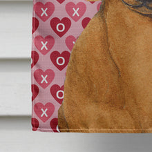 Load image into Gallery viewer, Dachshund Hearts Love Valentine's Day Flag Canvas House Size