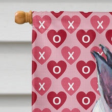 Load image into Gallery viewer, Great Dane Hearts Love Valentine's Day Flag Canvas House Size