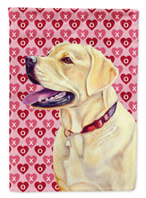 Load image into Gallery viewer, Labrador Hearts Love Valentine's Day Flag Canvas House Size