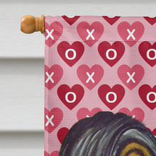 Load image into Gallery viewer, Papillon Hearts Love Valentine's Day Flag Canvas House Size