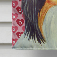 Load image into Gallery viewer, Papillon Hearts Love Valentine's Day Flag Canvas House Size
