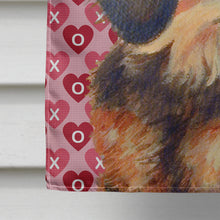 Load image into Gallery viewer, Dachshund Hearts Love Valentine's Day Flag Canvas House Size
