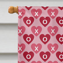 Load image into Gallery viewer, Chinese Crested Hearts Love and Valentine's Day Portrait Flag Canvas House Size