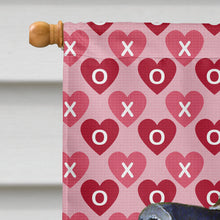 Load image into Gallery viewer, Leonberger Hearts Love and Valentine's Day Portrait Flag Canvas House Size