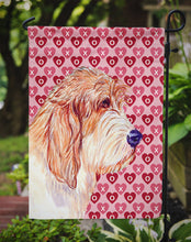 Load image into Gallery viewer, Petit Basset Griffon Vendeen Hearts Love Valentine's Day Garden Flag – Decorative Outdoor Yard Flag
