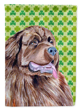 Load image into Gallery viewer, Newfoundland St. Patrick's Day Shamrock Portrait Flag Canvas House Size