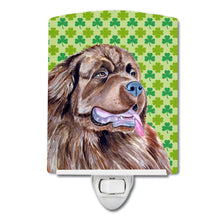 Load image into Gallery viewer, Newfoundland St. Patrick's Day Shamrock Portrait Ceramic Night Light LH9174CNL