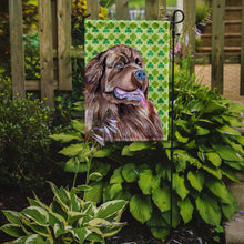 Load image into Gallery viewer, Newfoundland St. Patrick's Day Shamrock Portrait Garden Flag – Decorative Outdoor Yard Flag