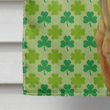 Load image into Gallery viewer, Great Dane St. Patrick's Day Shamrock Portrait Flag Canvas House Size