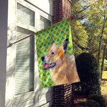 Load image into Gallery viewer, Australian Cattle Dog St. Patrick's Day Shamrock  Flag Canvas House Size