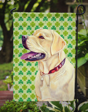 Load image into Gallery viewer, Labrador St. Patrick's Day Shamrock Portrait Garden Flag – Decorative Outdoor Yard Flag
