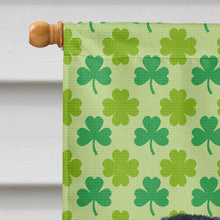 Load image into Gallery viewer, Brussels Griffon St. Patrick's Day Shamrock Portrait Flag Canvas House Size