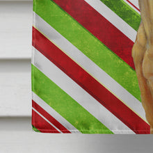 Load image into Gallery viewer, Great Dane Candy Cane Holiday Christmas  Flag Canvas House Size