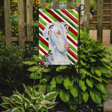 Load image into Gallery viewer, Great Dane Candy Cane Holiday Christmas  Garden Flag – Decorative Outdoor Yard Flag