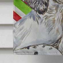 Load image into Gallery viewer, English Setter Candy Cane Holiday Christmas  Flag Canvas House Size