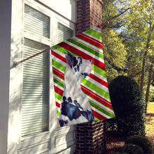 Load image into Gallery viewer, Great Dane Candy Cane Holiday Christmas  Flag Canvas House Size