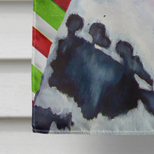 Load image into Gallery viewer, Great Dane Candy Cane Holiday Christmas  Flag Canvas House Size