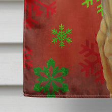 Load image into Gallery viewer, Great Dane Red Green Snowflakes Christmas Flag Canvas House Size
